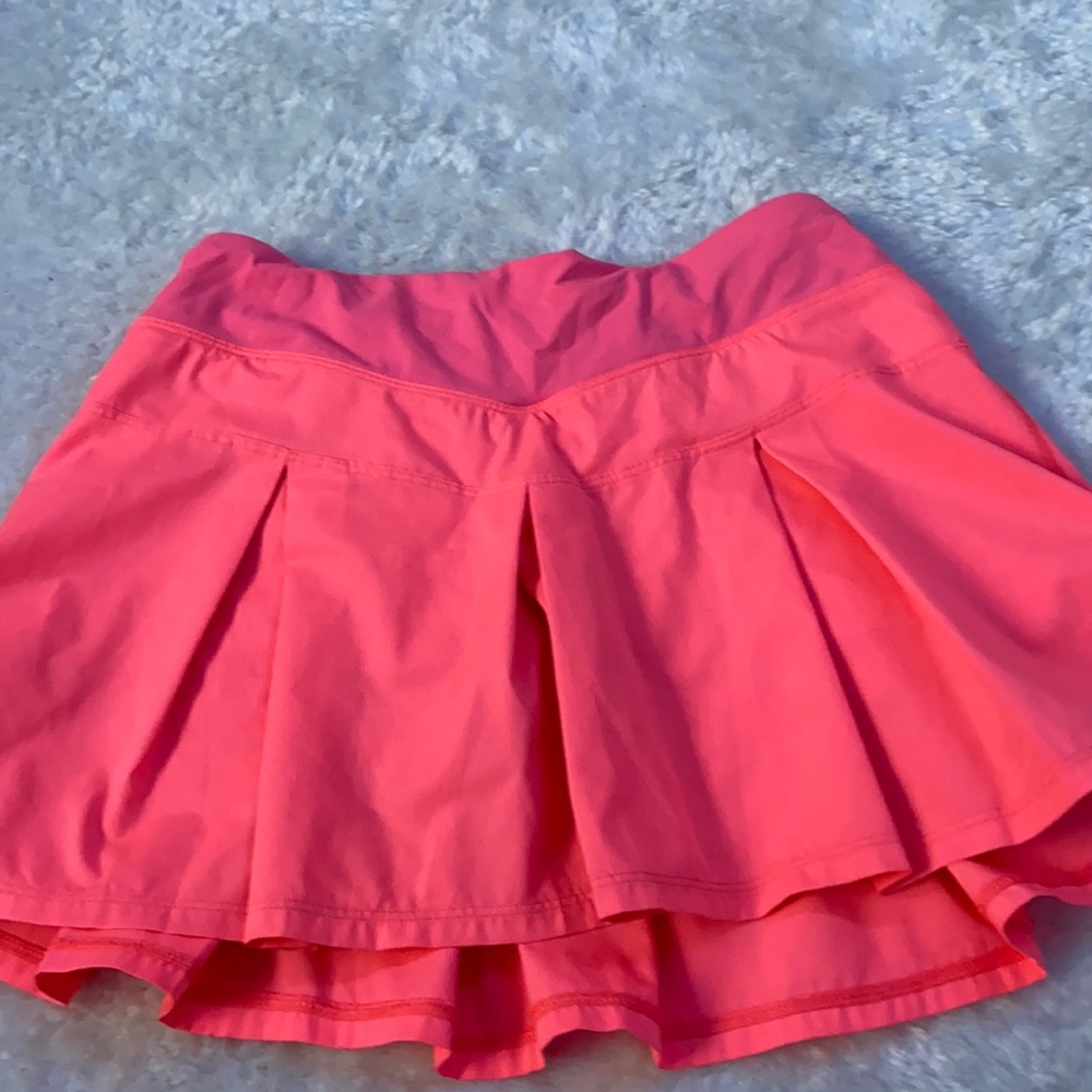 pink tennis skirt